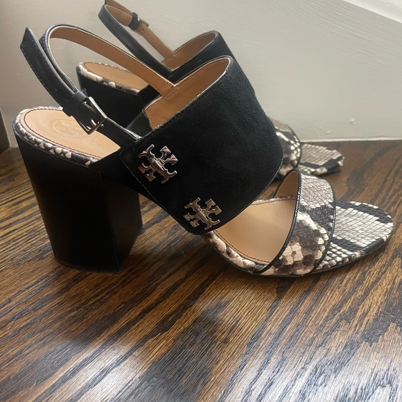 Tory Burch Leather & Suede Sandals (11) - Picture 7 of 11